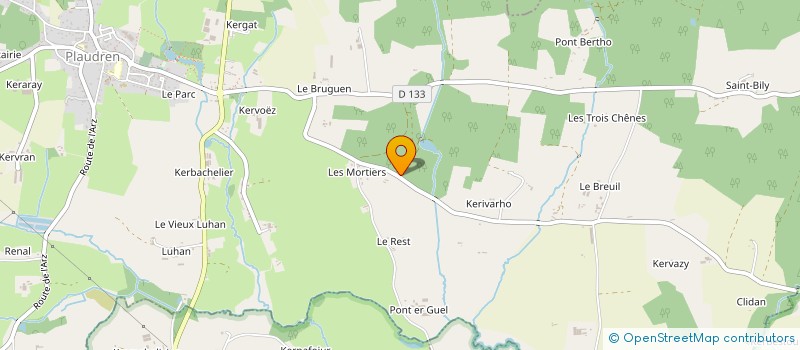 localisation de l'entreprise EARL AVI BREIZH à PLUMELEC