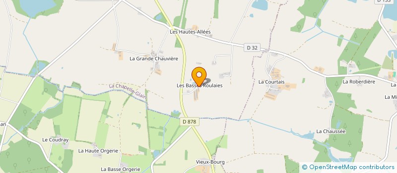 localisation de l'entreprise EARL AVI ROULAIS  LA CHAPELLE-GLAIN
