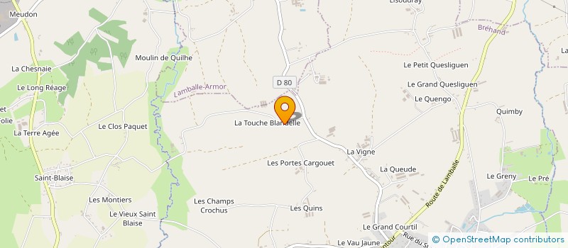 localisation de l'entreprise EARL AVI'SENSE à BREHAND