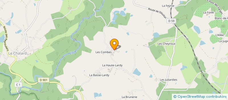 localisation de l'entreprise EARL AVICOLE DE CHENI COUDOUIN-GOUPILLOU à SAINT-YRIEIX-LA-PERCHE