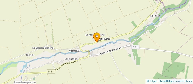 localisation de l'entreprise EARL AVICOLE DE LA RIVIERE à SCEAUX-DU-GATINAIS