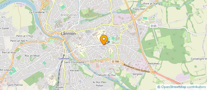localisation de l'entreprise EARL AVICOLE DES DEUX SITES à CAOUENNEC-LANVEZEAC