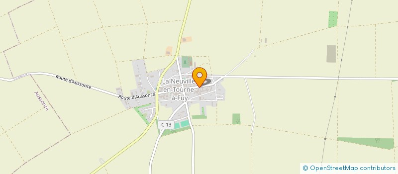 localisation de l'entreprise EARL AVILAND  LA NEUVILLE-EN-TOURNE-A-FUY