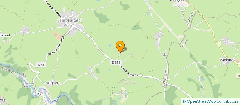 localisation de l'entreprise EARL AZEVEDO  SAINT-FARGEOL