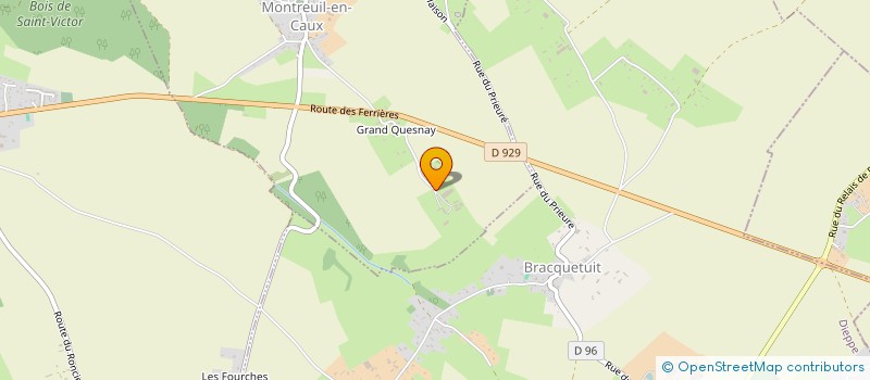 localisation de l'entreprise EARL B & B  MONTREUIL-EN-CAUX