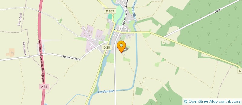 localisation de l'entreprise EARL BACHELARD  LUX