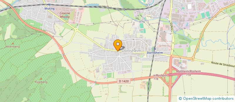 localisation de l'entreprise EARL BACKERT  DORLISHEIM