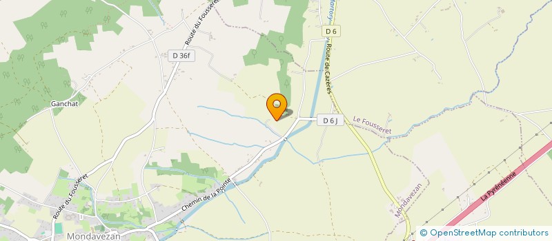 localisation de l'entreprise EARL BACQUE  MONDAVEZAN