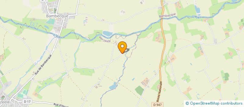 localisation de l'entreprise EARL BAILLIE  HERZEELE