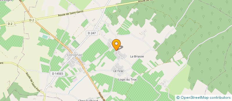 localisation de l'entreprise EARL BAILLOU à LORIGNAC