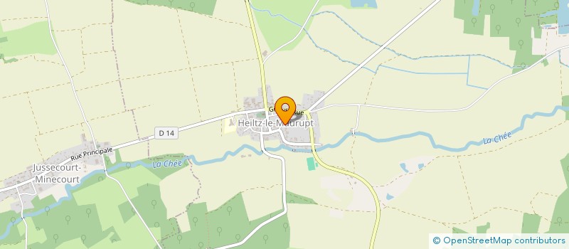 localisation de l'entreprise EARL BAILLY  HEILTZ-LE-MAURUPT