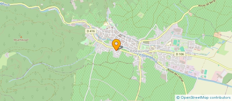 localisation de l'entreprise EARL BAILLY JEAN  RIBEAUVILLE