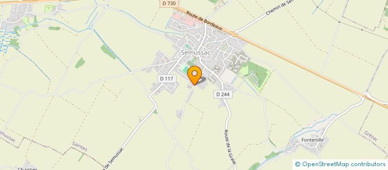 localisation de l'entreprise EARL BALAY  SEMUSSAC