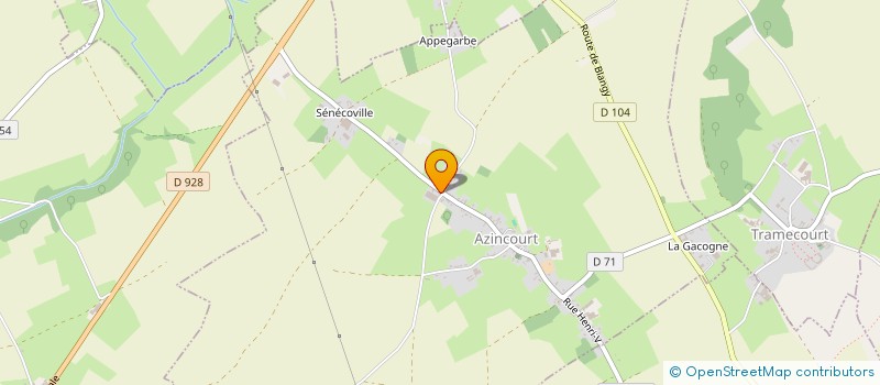 localisation de l'entreprise EARL BALESDENT  AZINCOURT