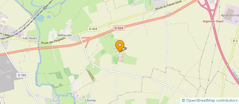 localisation de l'entreprise EARL BALLON  ECOUCHE-LES-VALLEES