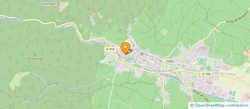 localisation de l'entreprise EARL BALTENWECK JEAN-PIERRE ET FILS  RIBEAUVILLE