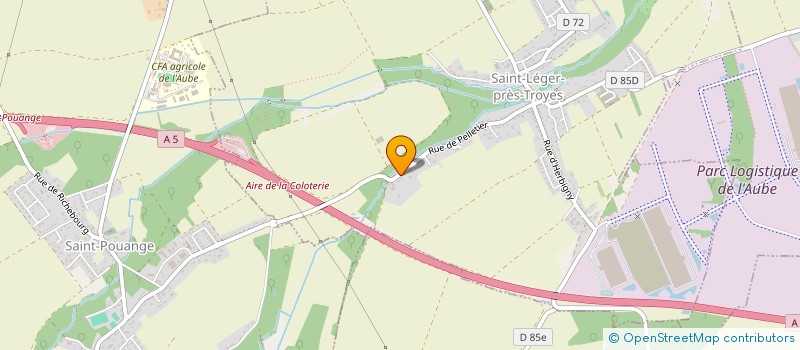 localisation de l'entreprise EARL BANRY  SAINT-LEGER-PRES-TROYES