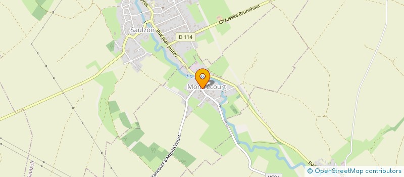 localisation de l'entreprise EARL BANTEIGNIE FRERES  MONTRECOURT