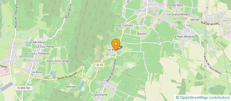 localisation de l'entreprise EARL BAPTISTE ET ESTELLE PHILIPPE à VIRE