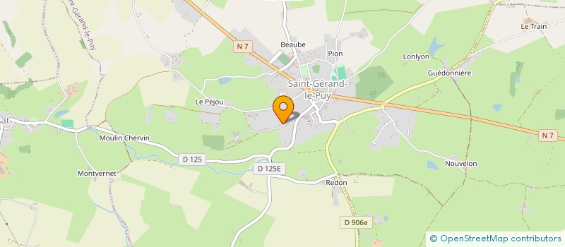 localisation de l'entreprise EARL BARBE SECHE à SAINT-GERAND-LE-PUY
