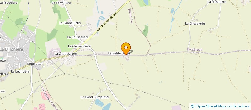 localisation de l'entreprise EARL BARBEAU LA PETITE BOULE  SAINTE-FOY