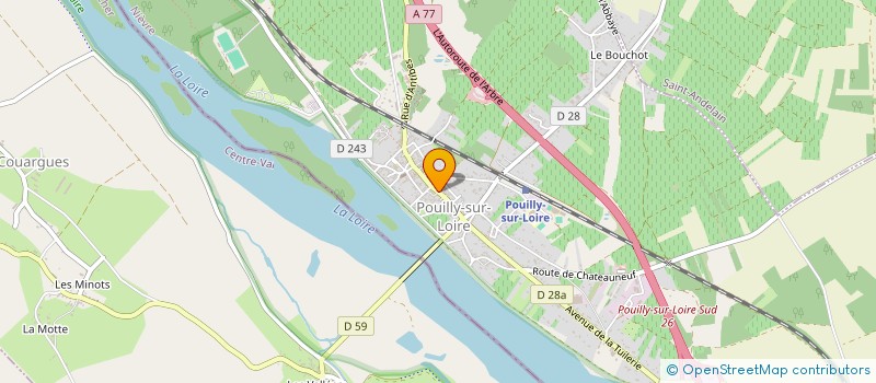 localisation de l'entreprise EARL BARDIN CEDRICK à POUILLY-SUR-LOIRE