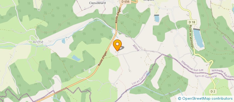 localisation de l'entreprise EARL BARRAL THIERRY  ANTHE