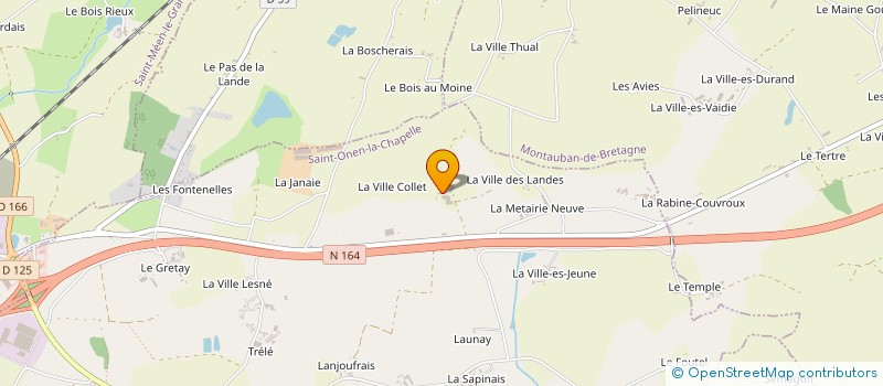 localisation de l'entreprise EARL BARRE-LEPAGE à SAINT-ONEN-LA-CHAPELLE