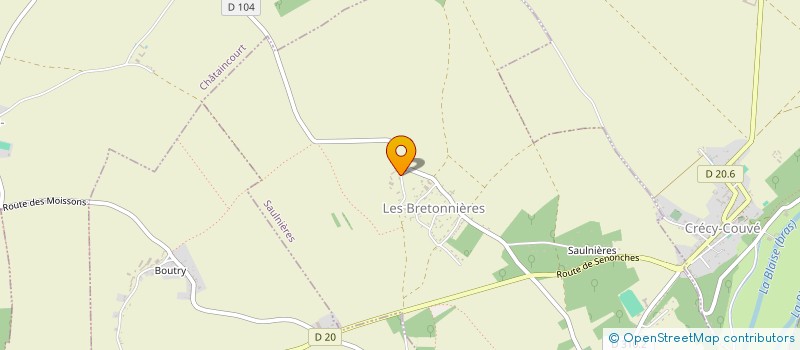 localisation de l'entreprise EARL BASTON à SAULNIERES