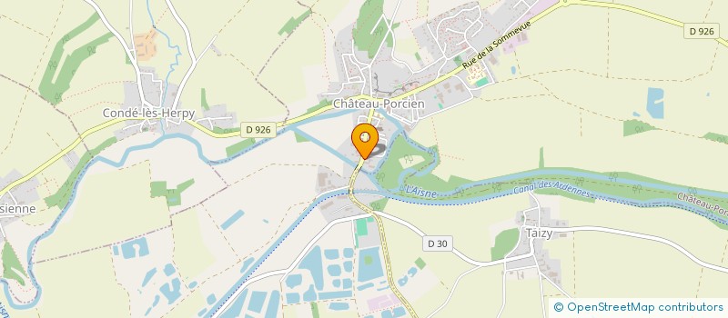 localisation de l'entreprise EARL BATAILLE  CHATEAU-PORCIEN