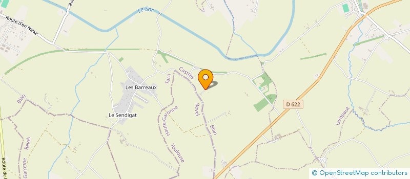 localisation de l'entreprise EARL BATAILLOU  BLAN