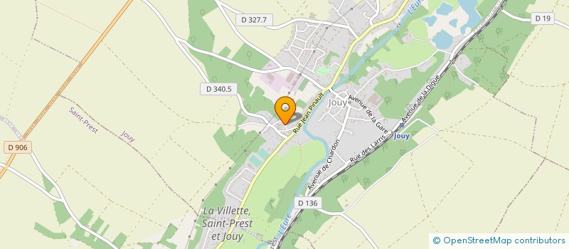 localisation de l'entreprise EARL BAUCHET à JOUY
