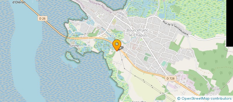 localisation de l'entreprise EARL BAUDET  BOURCEFRANC-LE-CHAPUS