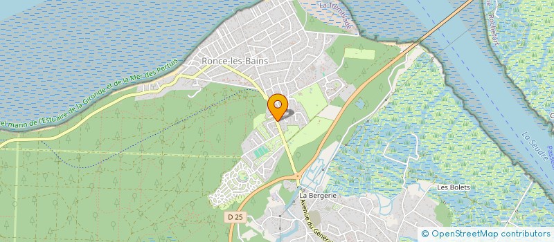 localisation de l'entreprise EARL BAUDIT à LA TREMBLADE