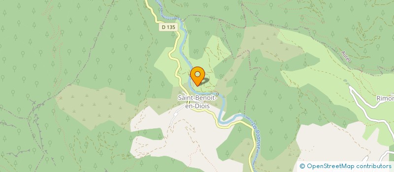 localisation de l'entreprise EARL BAUDOUIN  SAINT-BENOIT-EN-DIOIS