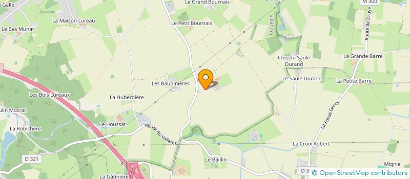 localisation de l'entreprise EARL BAUGE à VILLANDRY