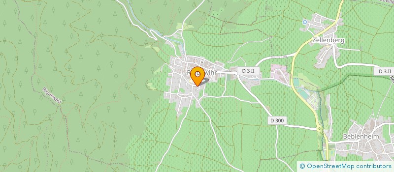 localisation de l'entreprise EARL BAUMANN  RIQUEWIHR