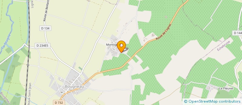 localisation de l'entreprise EARL BAURION  BOUGNEAU