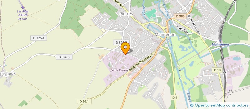 localisation de l'entreprise EARL BAUVILLARD à PIERRES