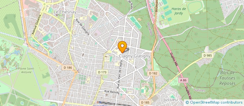 localisation de l'entreprise EARL BAVOUX à VERSAILLES