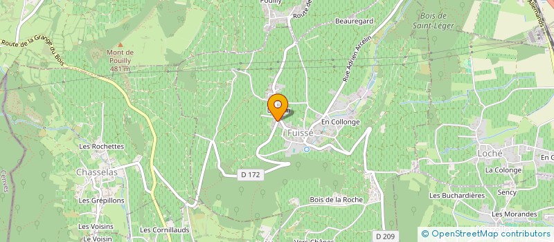 localisation de l'entreprise EARL BAYON-PICHON  FUISSE