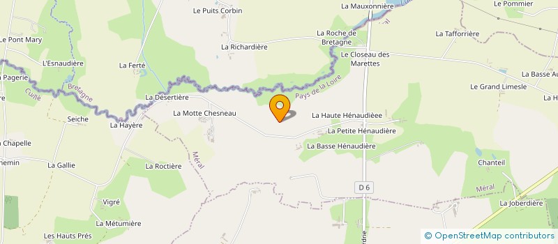 localisation de l'entreprise EARL BEASSE YANNICK  MERAL