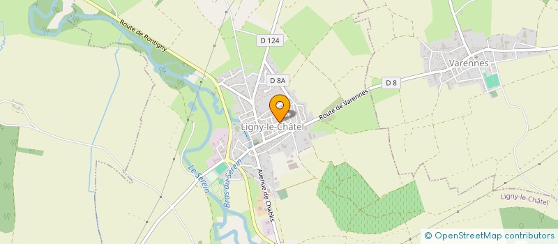 localisation de l'entreprise EARL BEAU  LIGNY-LE-CHATEL