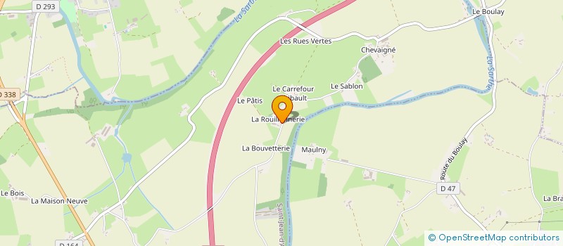 localisation de l'entreprise EARL BEAUFILS ROUSSET à SAINT JEAN D'ASSE