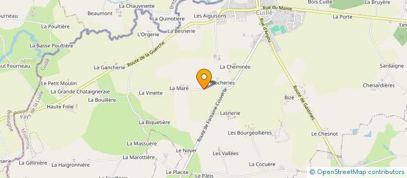 localisation de l'entreprise EARL BEAULIEU LA MARE  CUILLE