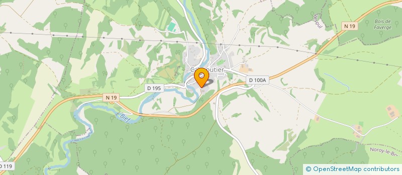 localisation de l'entreprise EARL BEAUPOIL à CALMOUTIER