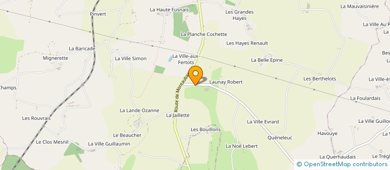 localisation de l'entreprise EARL BEAUSEJOUR à MONTAUBAN-DE-BRETAGNE