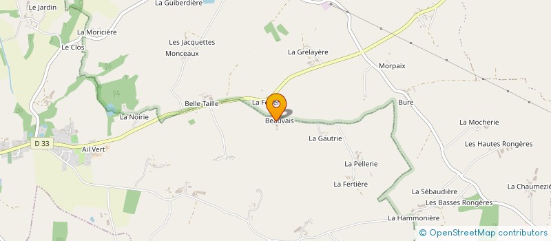 localisation de l'entreprise EARL BEAUVAIS à CHANTRIGNE