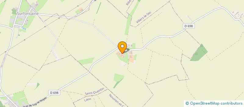 localisation de l'entreprise EARL BEAUVAIS DIDIER  SURFONTAINE