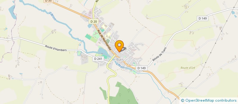 localisation de l'entreprise EARL BEDOUET à VIMARTIN-SUR-ORTHE